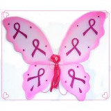 NL3275-23" BREAST CANCER  PINK RIBBON WING